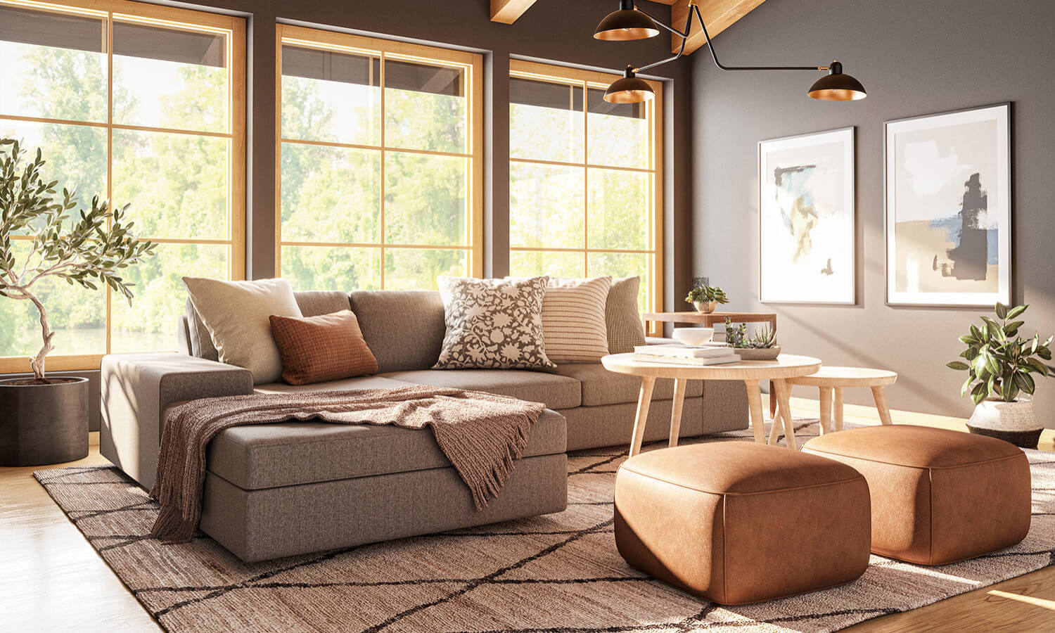 Blumen Chaise Sectional - Image 3