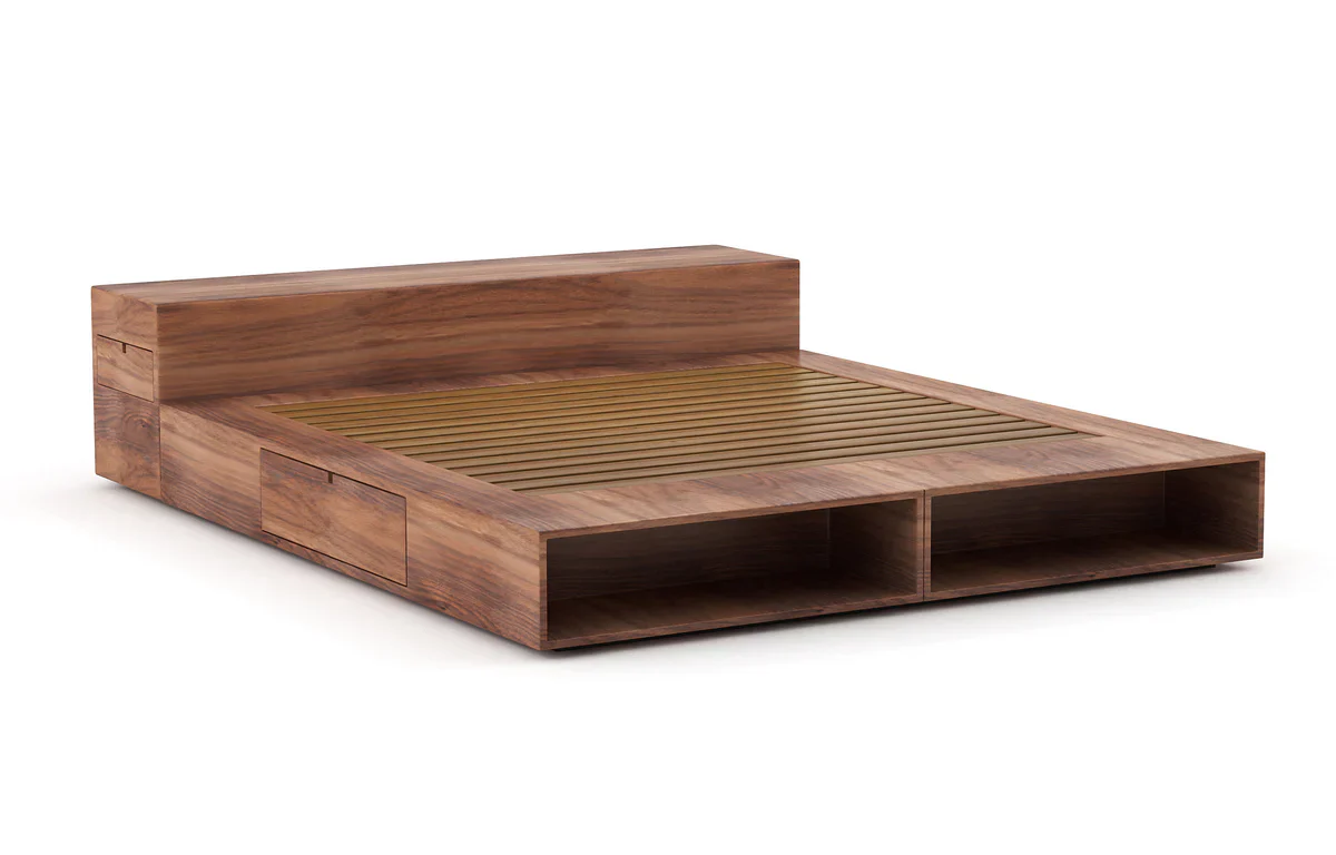 Buden King Bed | Walnut