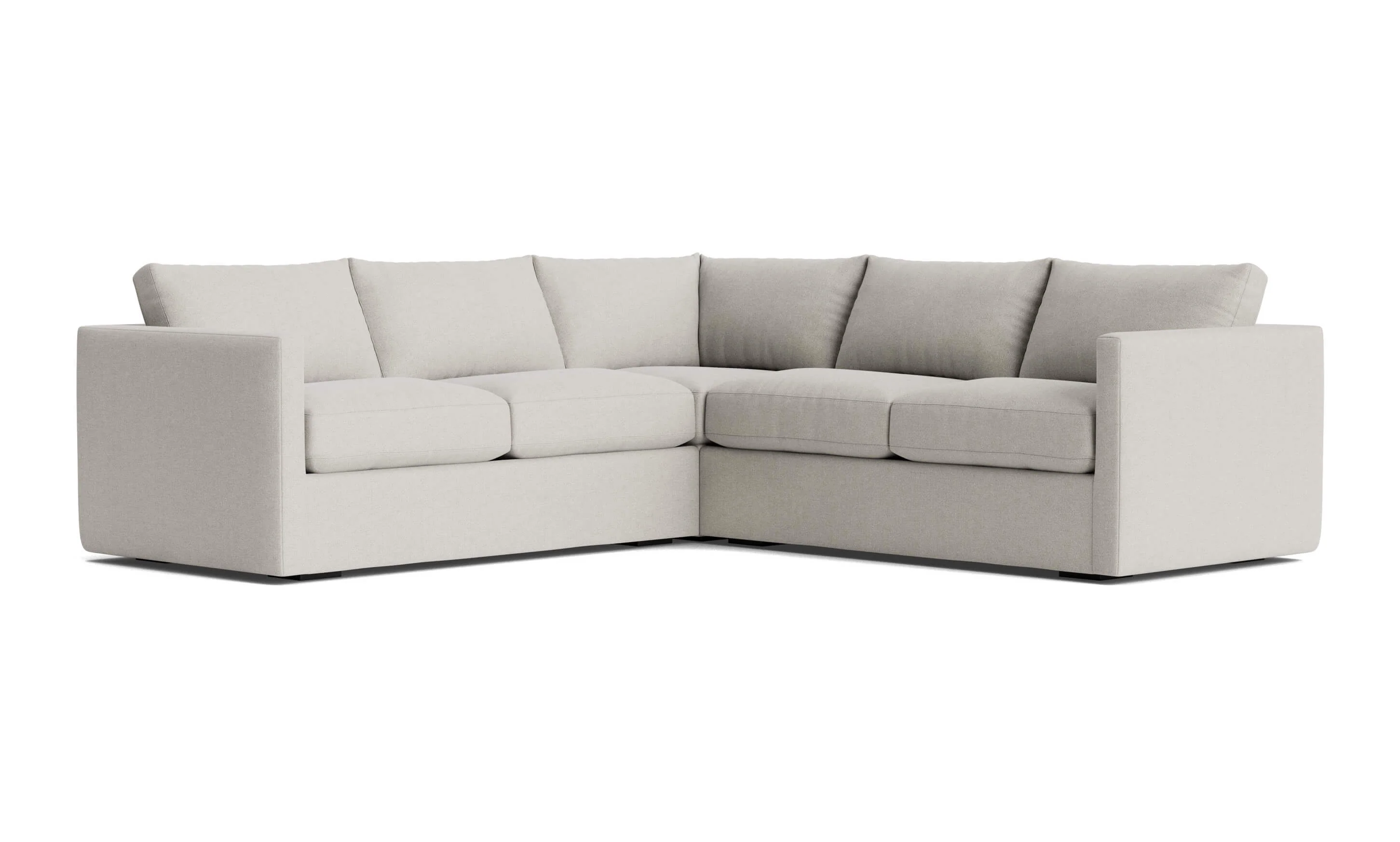 Franklin Corner Sectional in Natural Latex