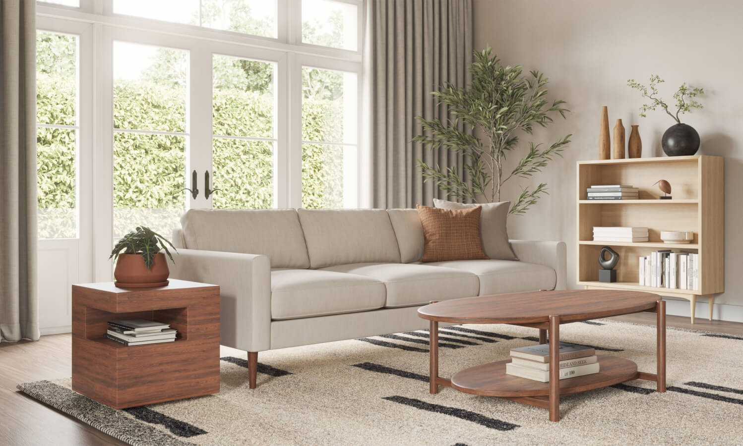 Iris Oval Coffee Table - Image 6