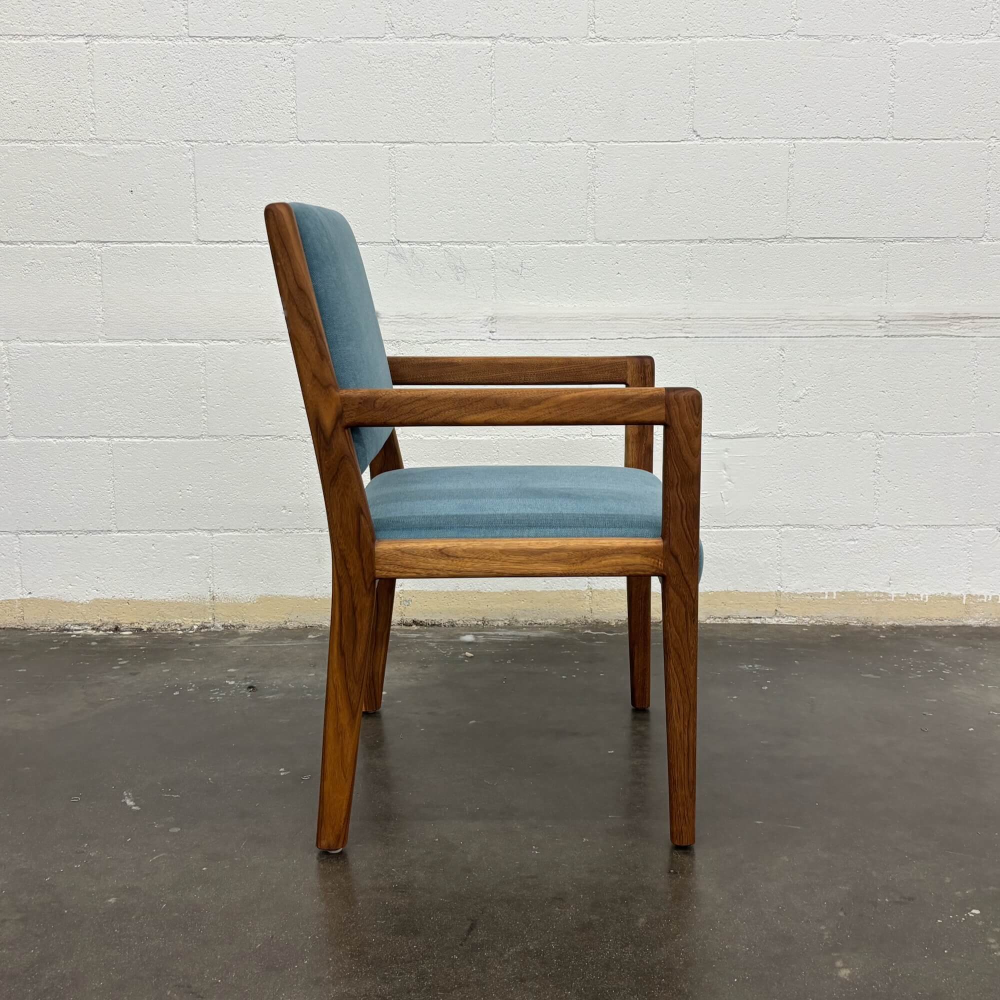 Jasmi Dining Arm Chair | Natural Latex | Walnut - Image 6