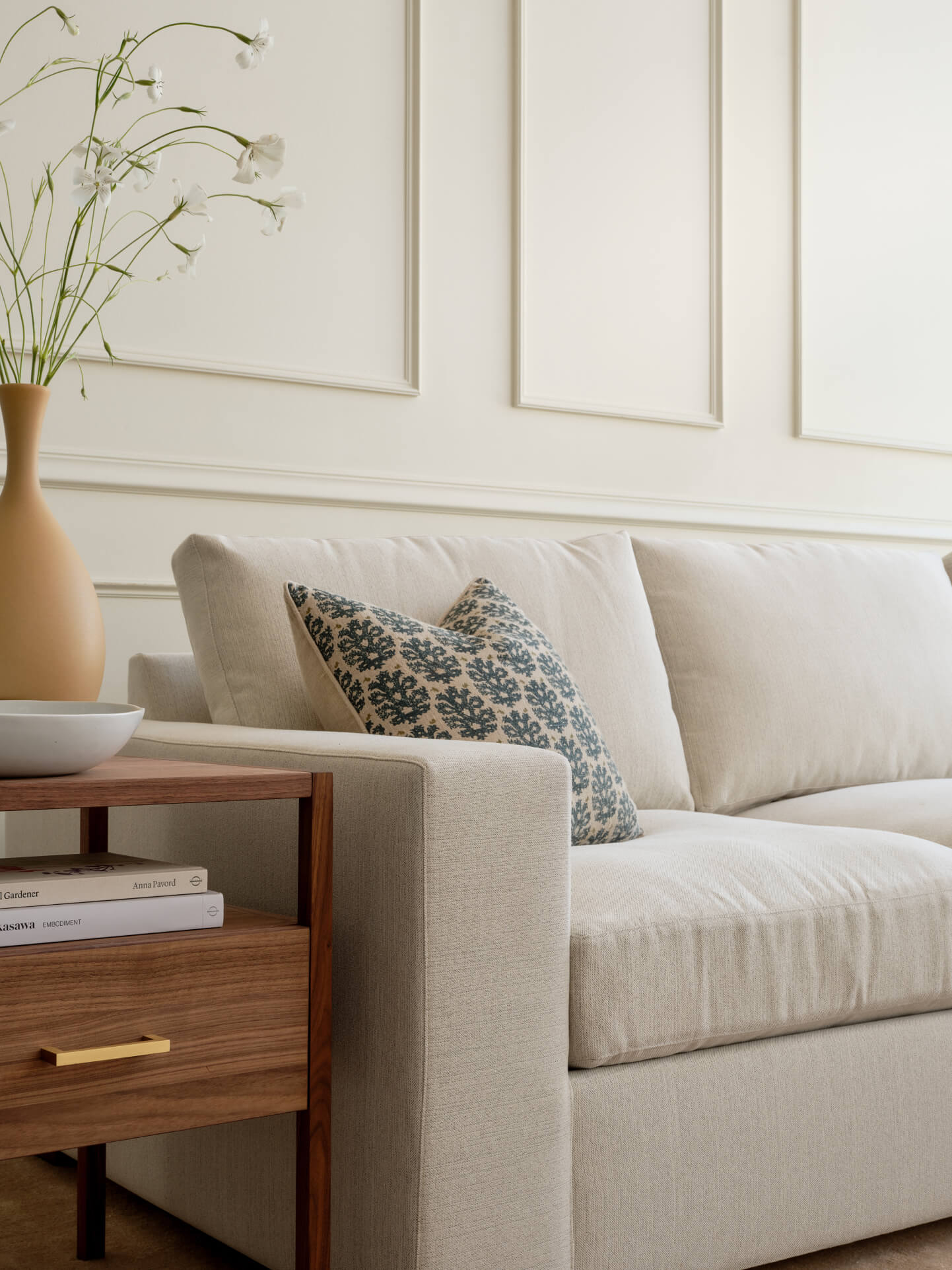 Rio Plush Bumper Sectional in Natural Latex - Image 7