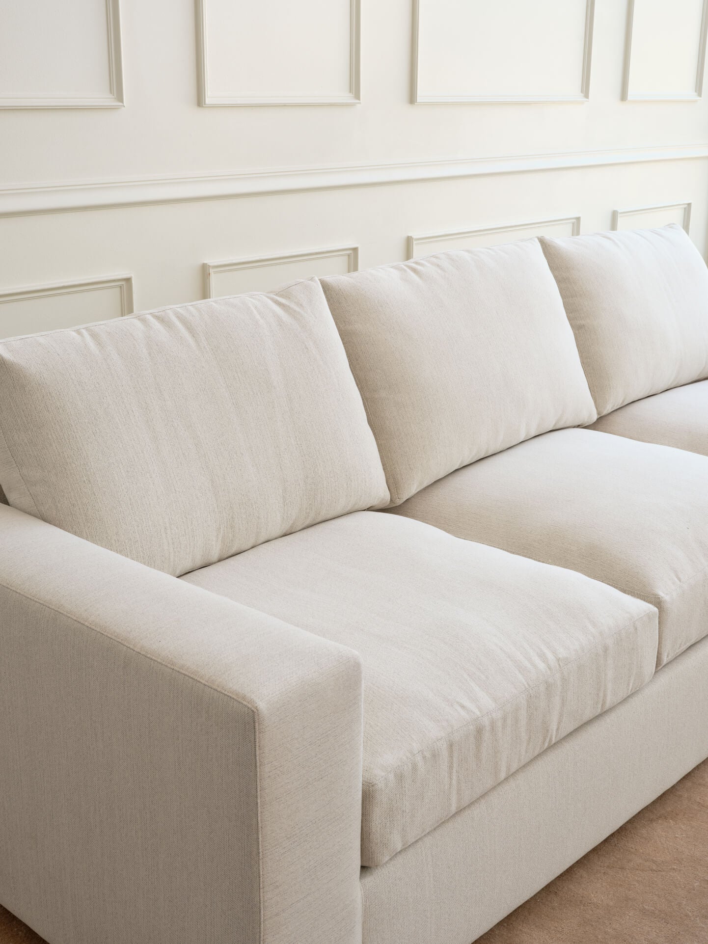 Rio Plush U Sectional in Natural Latex - Image 4