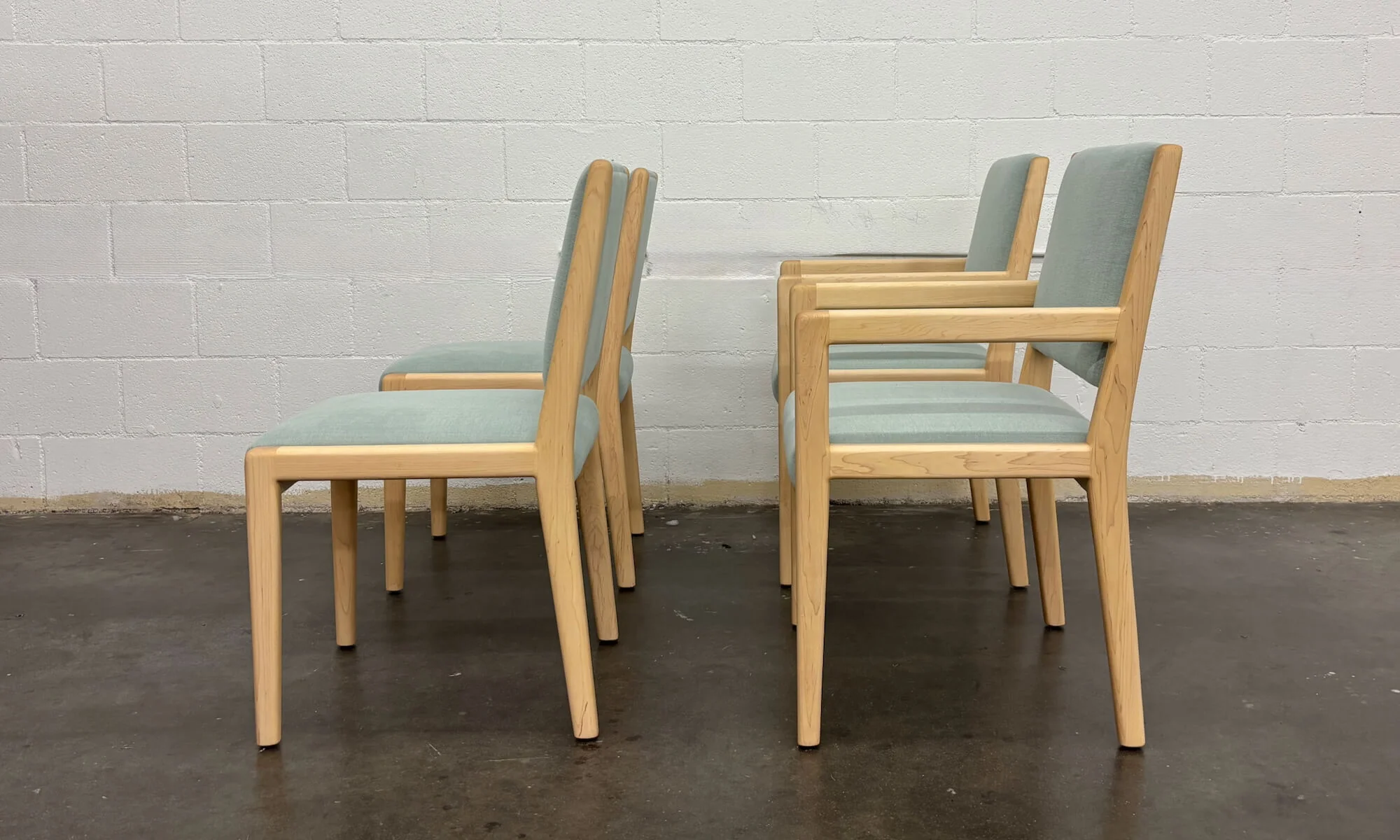 Set of 4 Jasmi Chairs | Natural Latex | Maple - Image 5