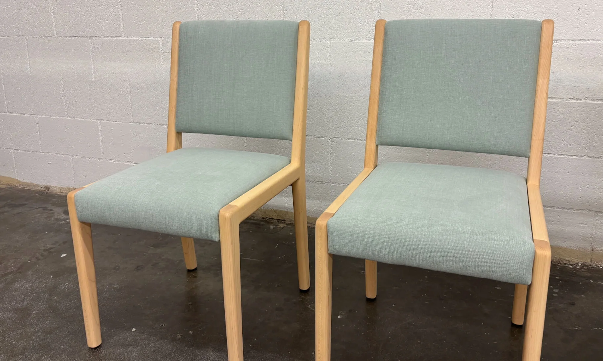 Set of 4 Jasmi Chairs | Natural Latex | Maple - Image 7