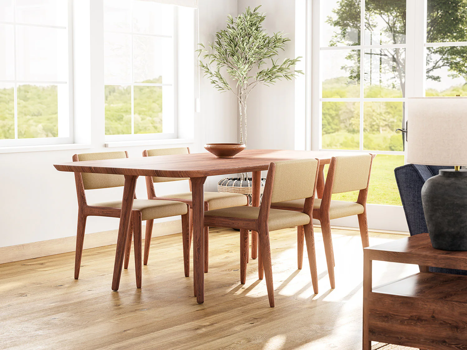 Voya Rectangular Dining Table - Image 4